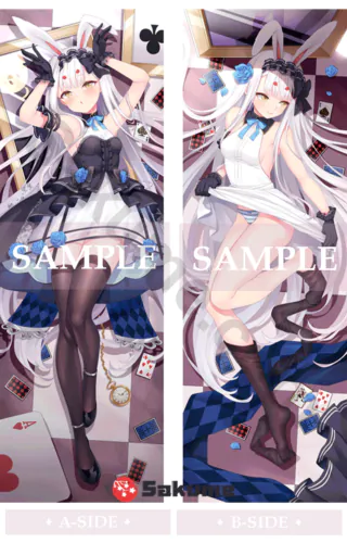 9322035 1 The White Rabbit of Wonderland IJN Shimakaze Waifu Pillow | Azur Lane