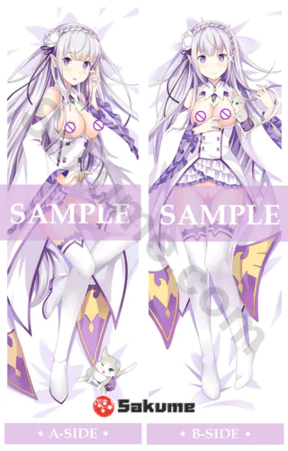 75071-H Emilia Hentai Body Pillow | Re Zero