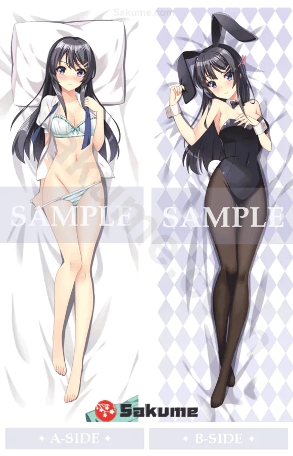 Sakume 9321414 Mai Sakurajima Waifu Pillow Case | Rascal Does Not Dream Of Bunny Girl Senpai