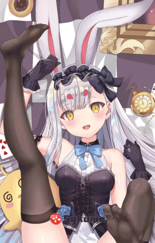 Sakume 9322906 The White Rabbit of Wonderland IJN Shimakaze Waifu Pillow | Azur Lane
