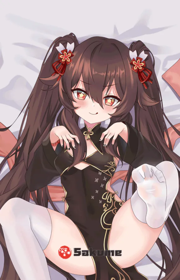 Sakume 93221248 Hu Tao Cheongsam version Genshin Impact 1 Dakimakura Body Pillow