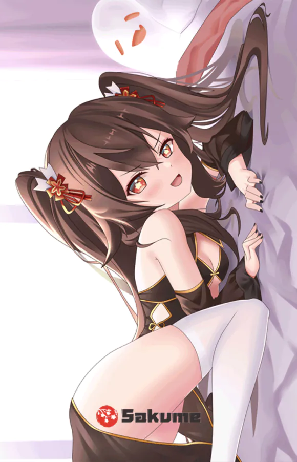 Sakume 93221248 Hu Tao Cheongsam version Genshin Impact 2 Dakimakura Body Pillow