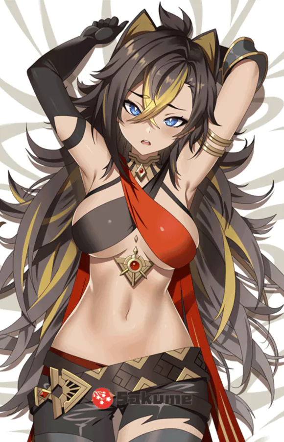 Sakume 9323268 Dehya Genshin Impact Body Pillow Dakimakura 1