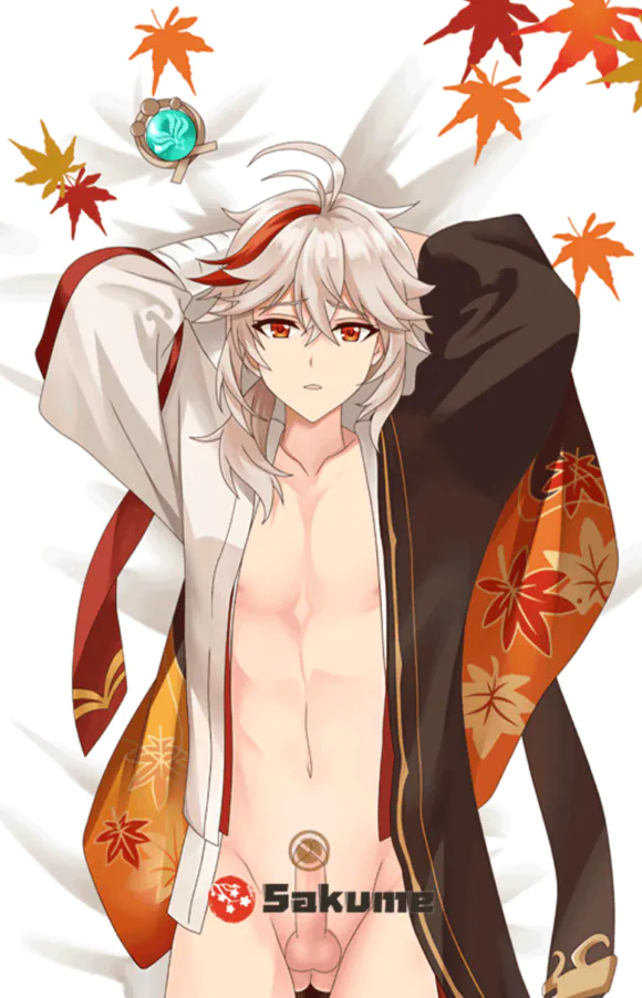 Sakume 9323334 H Kaedehara Kazuha Genshin Impact Body Pillow Dakimakura 1