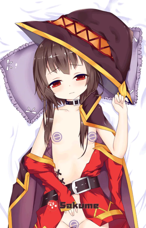 Sakume 9323362 H Megumin KonoSuba Gods Blessing on This Wonderful World Pillow Dakimakura 1