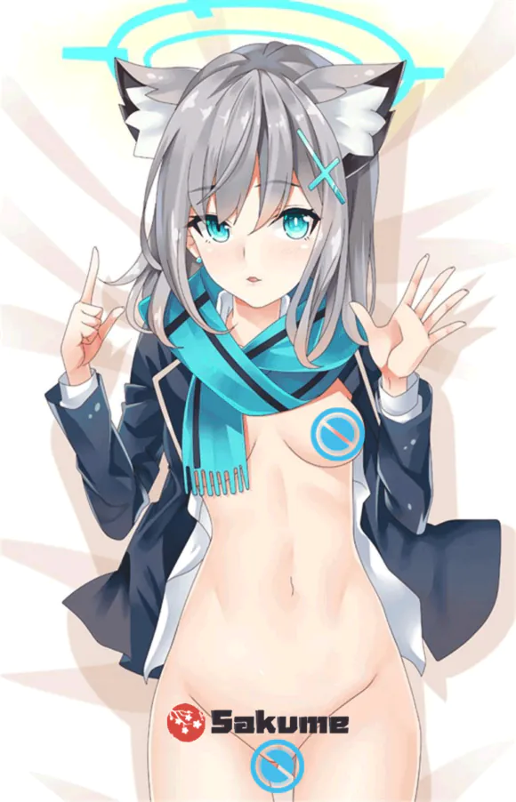 Sakume 9323504 H Sunaookami Shiroko Blue Archive Body Pillow 1