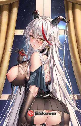 Sakume 9323750 H Agir Azur Lane Sexy Dakimakura Pillow 1