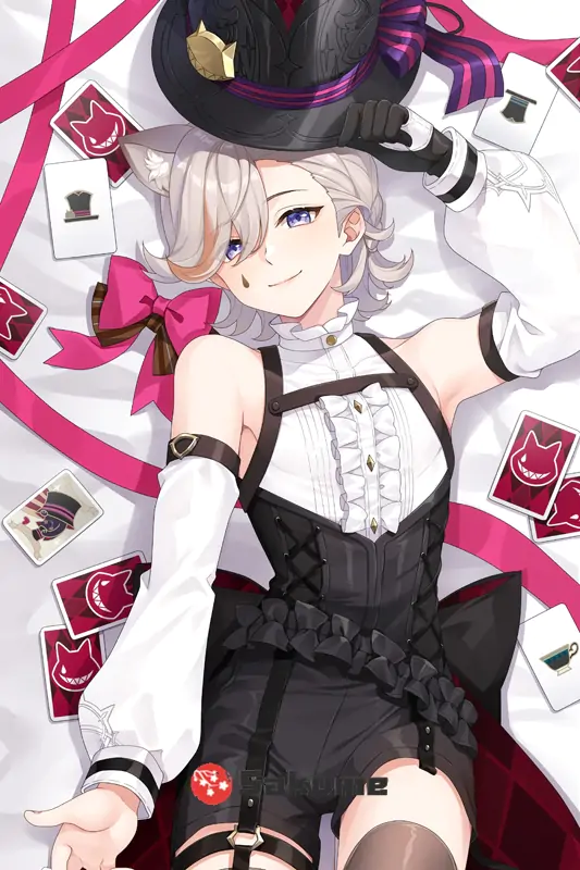 Sakume 9323046 1 Lyney Genshin Impact Body Pillow Dakimakura Cover 2
