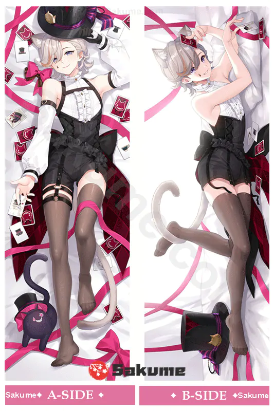 Sakume 9323046 1 Lyney Genshin Impact Body Pillow Dakimakura Cover